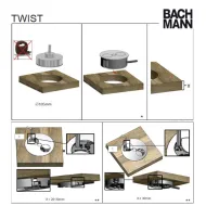 RB TWIST 1xCEE7/3+2xmodul. n.plien. laid.L200GST18