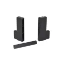 End cap for tube holder, brown