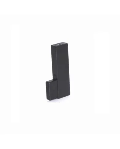 End support for 30x10mm rectangular tube, aluminum