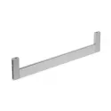 Laikiklis distancinis 30x10mm, stačiakampiam vamzdžiui, galinis balta