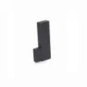 Laikiklis distancinis 30x10mm, stačiakampiam vamzdžiui, galinis balta