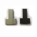 Laikiklis distancinis 30x10mm, stačiakampiam vamzdžiui, tarpinis balta
