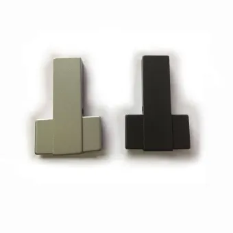 Laikiklis distancinis 30x10mm, stačiakampiam vamzdžiui, tarpinis balta