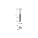 Varžtas M5x35mm, cilindrine galvute universaliai jungčiai CUBE