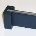 Laikiklis 30x12mm, vamzdžiui, galinis baltas