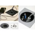 Rozečių blokas PowerDot 1xF, 2xUSB-A krovikliai, 1 kanalas laidui, laidas L1500mm, juodas