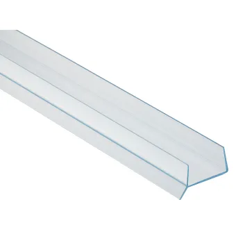 Plinth profile, with sealing lip