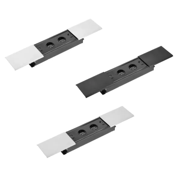 RB PRESTINO 2xschuko+USB-A+Ckr.+1xRJ45+1xHDMI balta