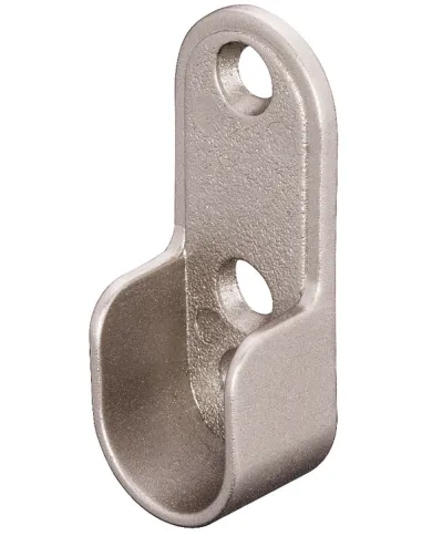 Rail end support, For OVA wardrobe rail 30x15 mm