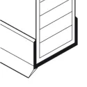 Profile for plinth 18mm L3000mm