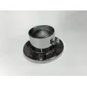 Support for Ø32mm tube chrome