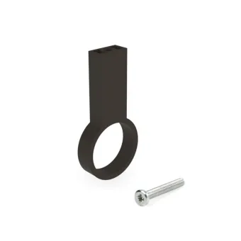 Mid support for Ø28mm tube brown