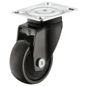 Ratukas su plokštele 30kg Ø50mm, juoda