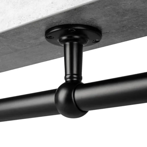 Mid support for Ø25mm tube black