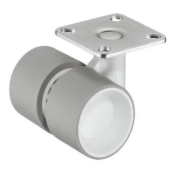 Twin wheel castor, Load bearing capacity 35kg, steerable