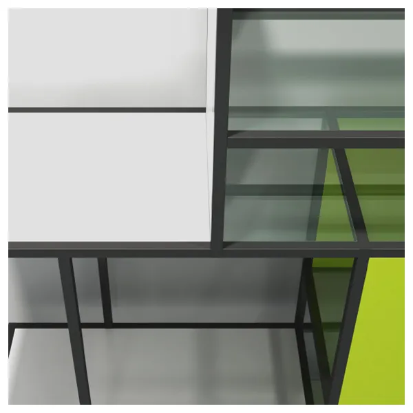 Strypas iQube 16x16mm, L500mm, juoda