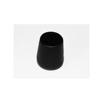 Tube end plug for tube Ø25mm external, plastic, black