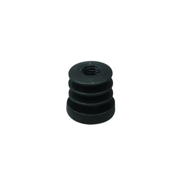 Tube end plug for tube Ø25mm internal, plastic, black