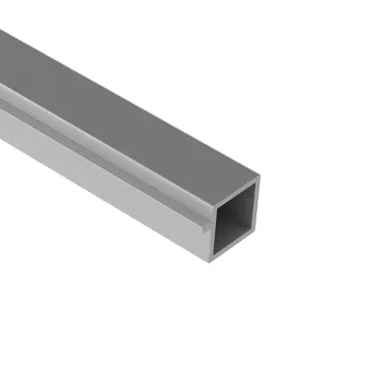 Profile iQube 16x16mm with 1 bracket L3500mm black