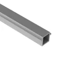 Profilis iQube 16x16mm, su 2 laikikliais L3500mm, juoda