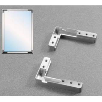 Corner connectors for aluminium frame profile AIR/Conecta, 4 pcs.