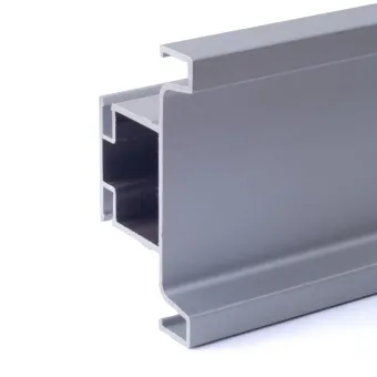 Aluminum profile double vertical L4700mm white RAL9010