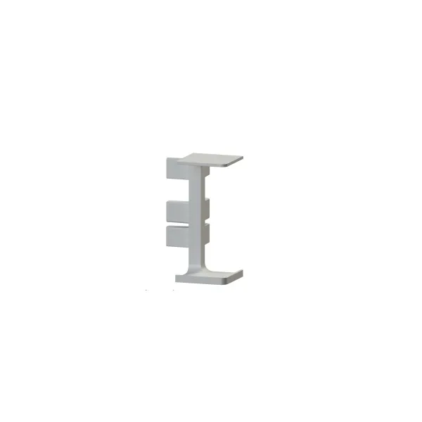 Joint for single profile GOLA II, angular, outer, grey