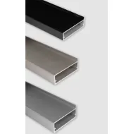 Profilis aliuminio klij.stiklui L3500 baltaRAL9003