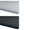 Aluminum profile GOLA II, double L4200mm, dark brown