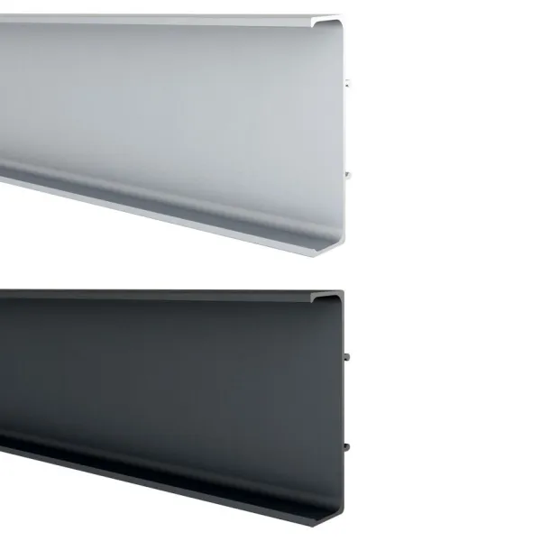 Aluminum profile GOLA II, double L4200mm, dark brown