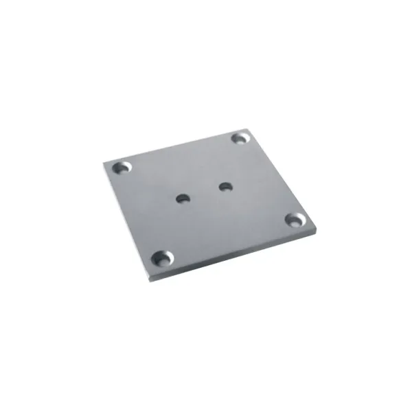 Plate for furniture legs, central, aluminum K-30 80x80mm