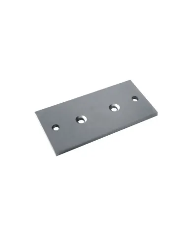 Plate for furniture legs, central, aluminum K-30 100x50mm