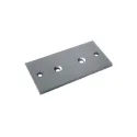 Plate for furniture legs, central, aluminum K-30 100x50mm