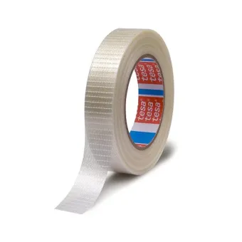 Adhesive tape reinforced 50m x 50mm white TESA