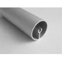 Profile aluminum Ø40mm with partition L5000mm