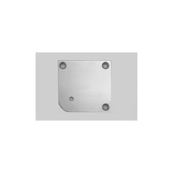 Fixing plate for furniture leg, corner aluminum K-43 80x80mm