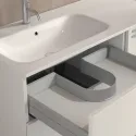 Undersink drawer insert, Flexi sink, L680mm white