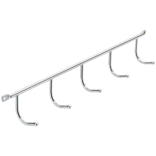 Hook rail, Steel, chrome plated