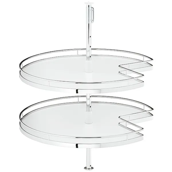 Karuselė 3/4 rato Ø700mm, H830-880mm, plokštės dugnas