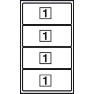 Laikiklis prieskonių 12 indelių medinis 417x161 mm  HAFELE