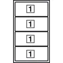 Laikiklis prieskonių 6 indeliams medinis 417x111 mm HAFELE