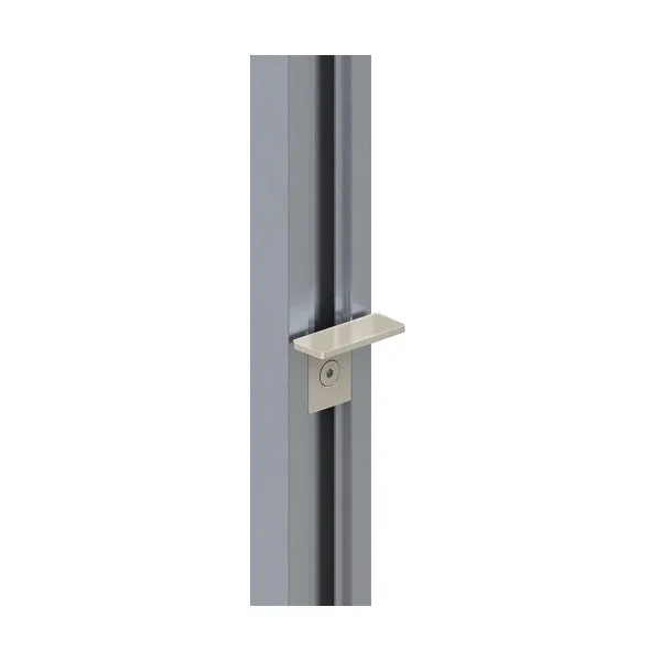 Fixing element for glass shelf L50mm black 2 pcs STILI PHOS