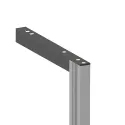 Upper wall connection element L345mm stainless steel STILI PHOS