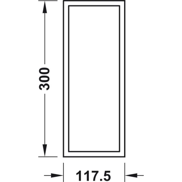 Dėklas įrankiams Move, 300x117,5mm, medinis, ąžuolas