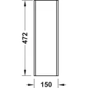 Dėklas Move, 150x472x43mm, medinis, ąžuolas