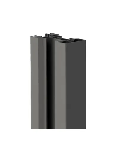 Profilis vertikalus STILI PHOS, su grioveliu LED juostai, L4800mm, nerūdijantis plienas