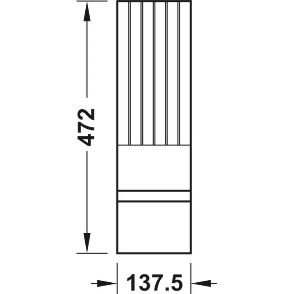 Laikiklis peiliams 137.5x472 med. ąžuolas H