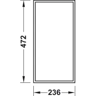 Dėžutė 236x472x110 med. t.uosis H