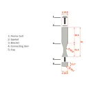 Wine bottles display storage system Pin Wine titanium