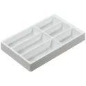 Dėklas įrankiams 300x480mm, plastikinis baltas
